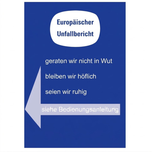Europäischer Unfallbericht – Neutral (P2003)