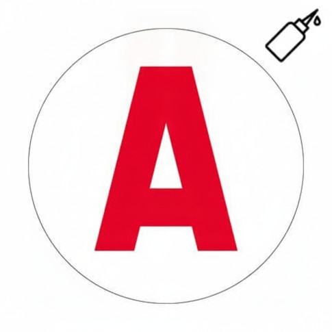 Fahranfänger-Aufkleber personalisiert – A-Schild bedruckt