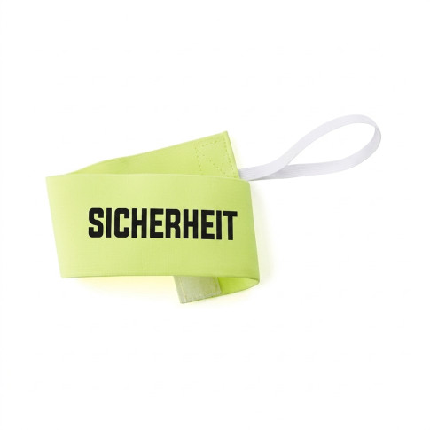 Flexibles Armband „SICHERHEIT“ – Neongelb