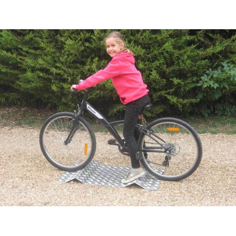 Holperpiste aus Aluminium für Kinder-Verkehrsparcours
