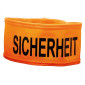Flexible orangefarbene Armbinde aus Polyester „Sécurité”