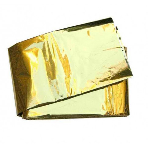 Rettungsdecke – bedruckbar, doppelseitig (silber/gold)