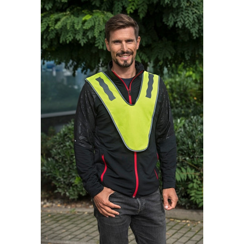 Bedruckbare Warnweste V-Form – Reflektierend