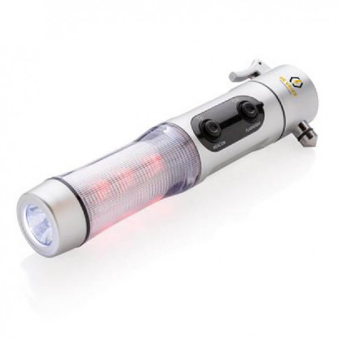 Multifunktionale 5-in-1-Warnleuchte mit Werbeaufdruck