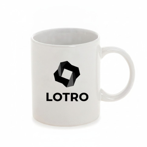 Bedruckte Keramiktasse 330 ml mit Geschenkbox – individuell personalisierbar