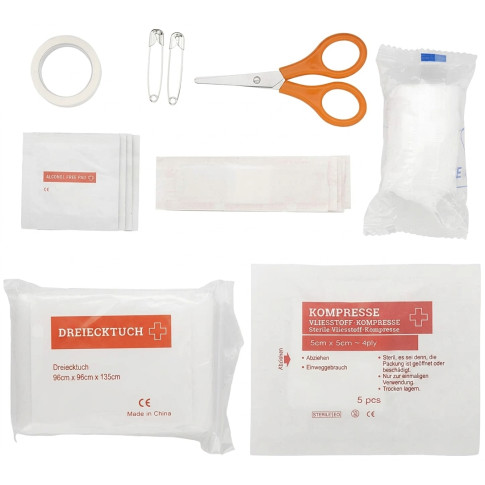 Erweiterte Erste-Hilfe-Tasche – bedruckbar