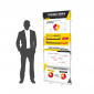Roll-Up Display – Verkehrssicherheit Tempo 80 km/h