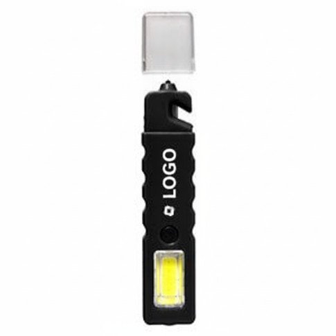Personalisierte Magnet-Taschenlampe mit Gurtschneider