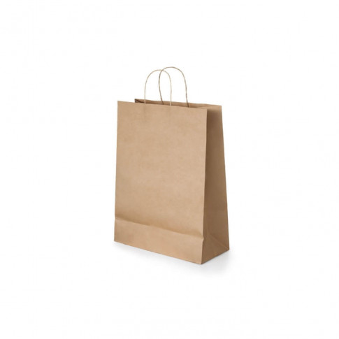 Kraftpapier-Tragetasche Natur (Kleinformat 18 x 24 cm) – Individuell bedruckbar