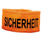 Flexible orangefarbene Armbinde aus Polyester „Sécurité”