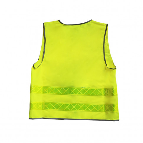 Warnweste aus Strickstoff
