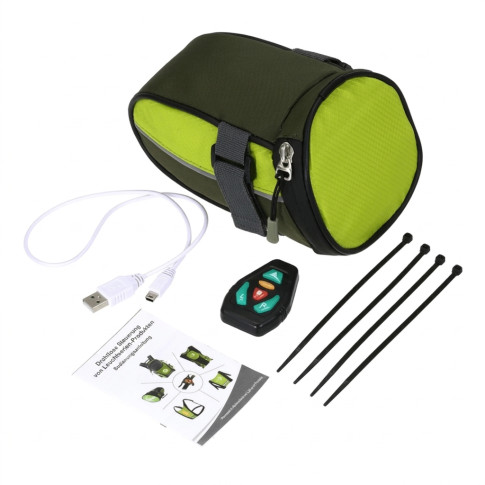 Fahrradtasche mit LED-Blinker