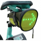 Fahrradtasche mit LED-Blinker