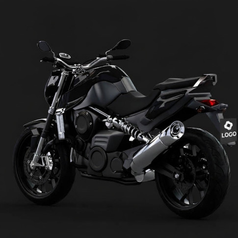 Kennzeichenabdeckung Motorrad – individuell bedruckt (P9518)