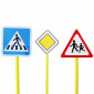 Verkehrszeichen-Set für Schulen – 9 Straßenschilder zur Verkehrserziehung