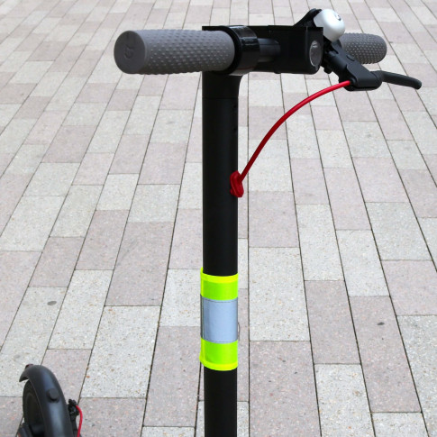 Reflektierendes Klettverschlussband für E-Scooter