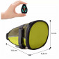 Fahrradtasche mit LED-Blinker