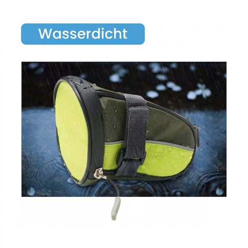 Fahrradtasche mit LED-Blinker