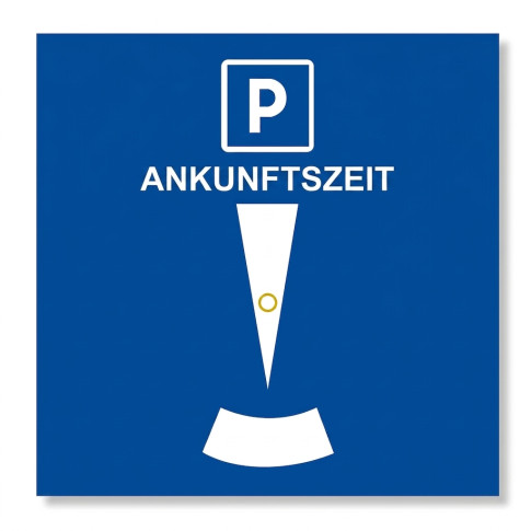 Parkscheibe Giradisque© bedruckt – Motiv Kreisverkehr
