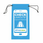 Checklaroute®-Etui zur Sensibilisierung für die Gefahren durch Smartphones, neutral