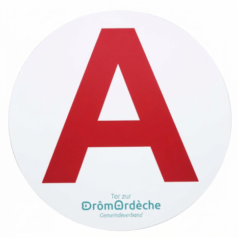 Magnetisches A-Schild für Fahranfänger – personalisiert (P6369)
