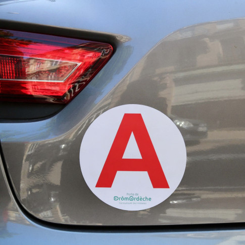 Magnetisches A-Schild für Fahranfänger – personalisiert (P6369)