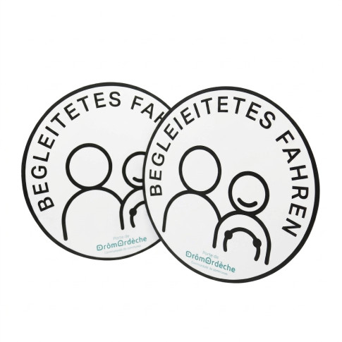 Personalisierte Magnetscheibe für begleitetes Fahren