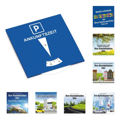 Parkscheibe mit Druck – personalisierter Werbeartikel
