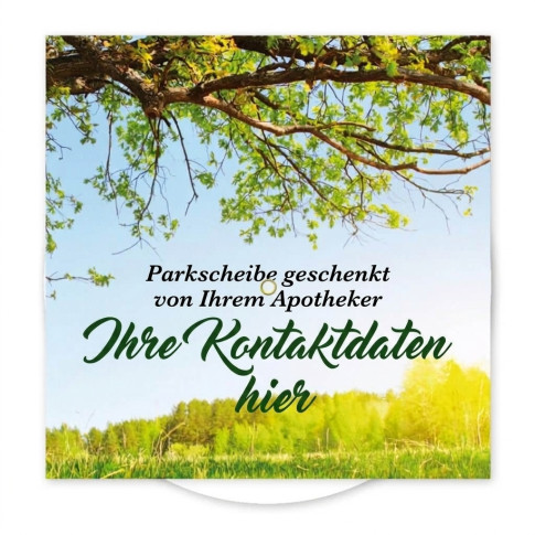 Parkscheibe mit Druck – personalisierter Werbeartikel