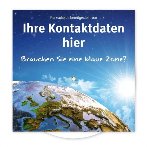 Parkscheibe mit Druck – personalisierter Werbeartikel