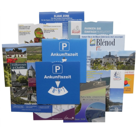 Parkscheibe mit Druck – personalisierter Werbeartikel