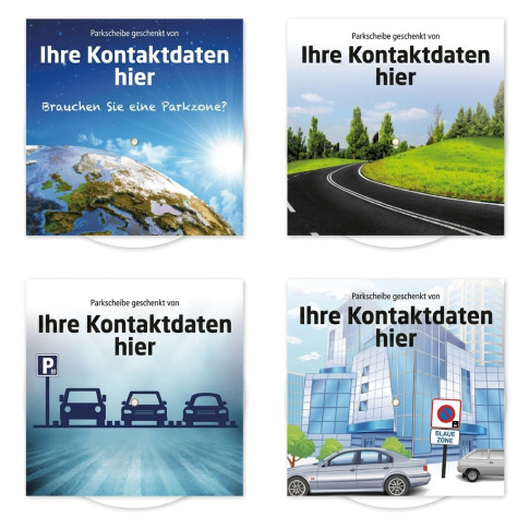 Parkscheibe mit Druck – personalisierter Werbeartikel