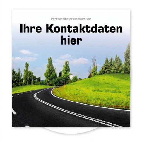 Parkscheibe mit Druck – personalisierter Werbeartikel
