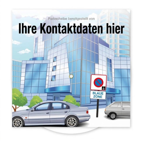 Parkscheibe mit Druck – personalisierter Werbeartikel