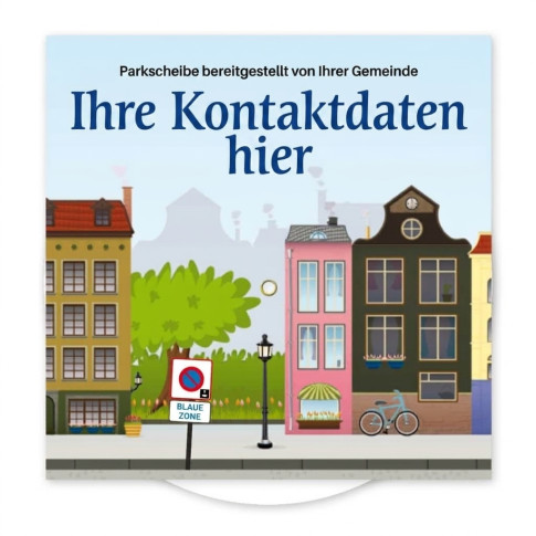 Parkscheibe mit Druck – personalisierter Werbeartikel