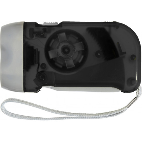 Dynamo-Taschenlampe mit 2 LEDs