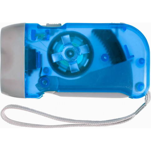 Dynamo-Taschenlampe mit 2 LEDs