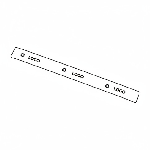 Reflektierende Armbinde mit Aufrollvorrichtung, 34 cm