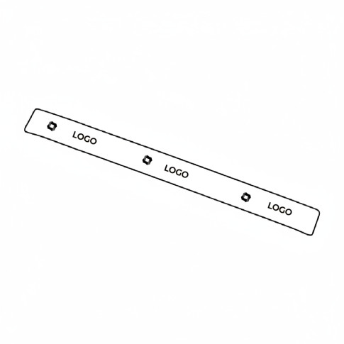 Reflektierende Armbinde mit Aufrollvorrichtung, 38 cm