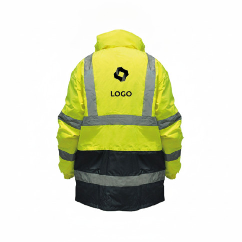 Reflektierender und personalisierbarer Parka in Neonfarben