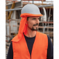 Fluoreszierender Sonnenschutz für den Nacken