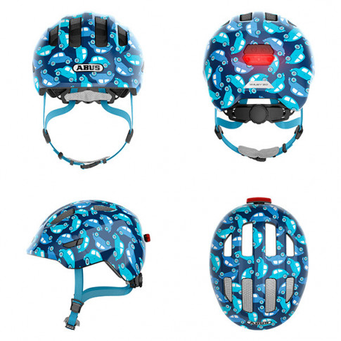 Kinderfahrradhelm mit LED Smiley 3.0 Abus™