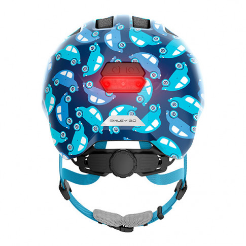 Kinderfahrradhelm mit LED Smiley 3.0 Abus™