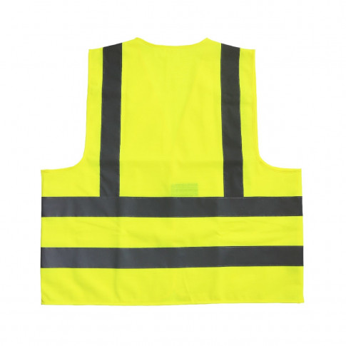 Personalisierte Sicherheitsweste mit 4 reflektierenden Streifen