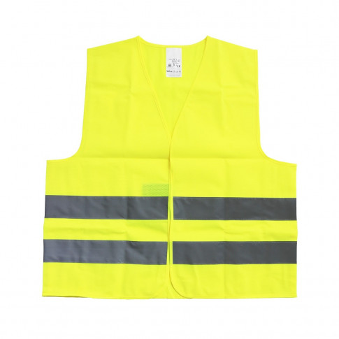 Personalisierte Sicherheitsweste mit 2 reflektierenden Streifen