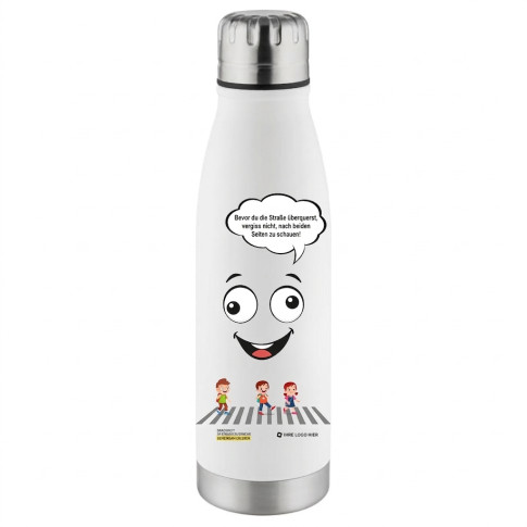 Personalisierte Isolierflasche Verkehrssicherheit – 500 ml