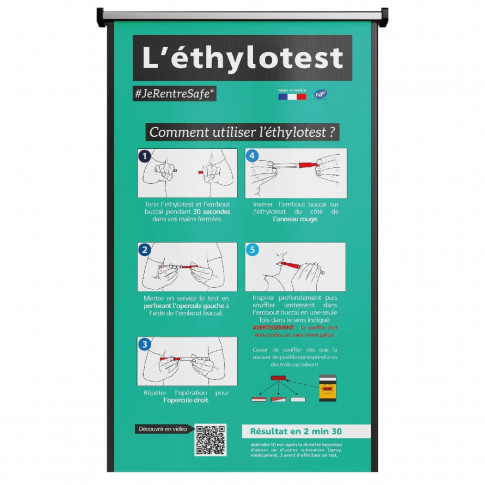 Roll-up Display – Alkoholtester richtig anwenden