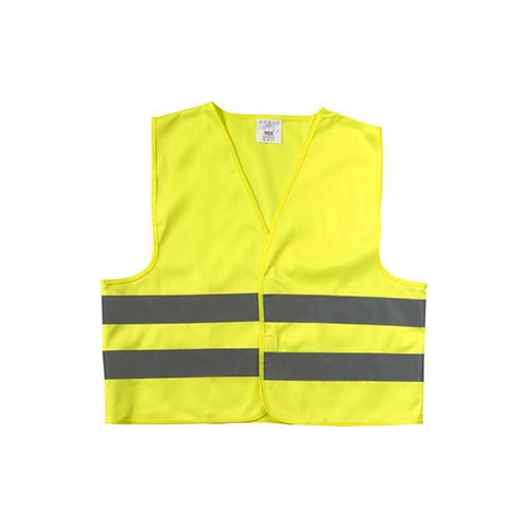 Personalisierbare fluoreszierende Kinderweste (3 Größen) – Klettverschluss
