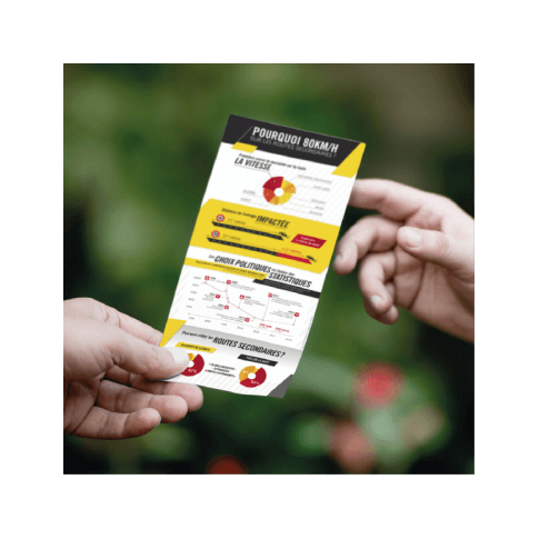 Aufklärungsflyer – Geschwindigkeit und Verkehrssicherheit