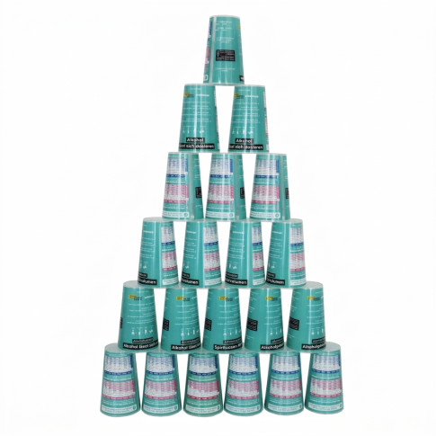 Becher-Pyramide mit 2 Rauschbrillen nach Wahl – Suchtpräventions-Kit
